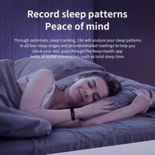 ESFOE 智能全触屏手表小巧轻便，防水。可进行智能语音通话、监测睡眠、闹钟提醒和播放音乐。时尚手表。