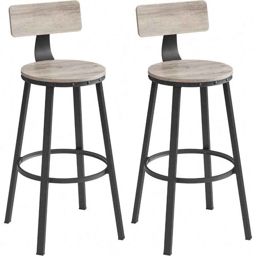 Barstools - Cinza + Preto - Visão 1