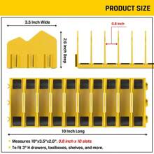 Práctico organizador de alicates, soporta hasta diez alicates, cajón de herramientas, organizador de herramientas resistente, estante de almacenamiento que ahorra espacio - Azul - Ver 9