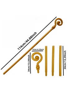 成人服装权杖，埃及女王、王子、国王权杖，万圣节服装角色扮演道具