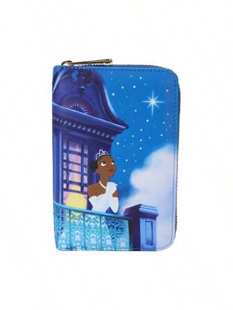 Loungefly Loungefly Disney Tiana en de Kikker 15-jarig jubileumportemonnee