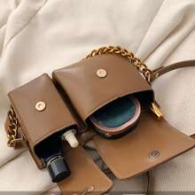 2025 New Fashion Rabbit Design Motorcycle Crossbody Bag, Women Spring Shoulder Chain Underarm Bag Stylish Sling Bag - Black - View 9