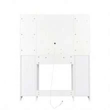 Vanity Desk With Mirror And Lights Makeup Desk With Drawers And Cabinet Vanity Table With Led Light Big Makeup Table