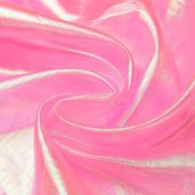 1 件 7 色欧根纱面料,适用于婚纱时尚 DIY、节日装饰背景 - 彩色 - 查看 60