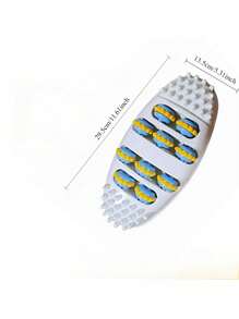 1 件足部按摩滚轮，足部和小腿足部穴位按摩器，家庭健身使用 [由于摄影灯光导致轻微色差，不影响使用] - 彩色 - 查看 4