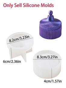 Khuôn silicon làm bình hoa bê tông thạch cao & cốc nến, bình hoa tự làm để trang trí nhà cửa, trang trí phòng, trang trí đám cưới, khuôn cốc nến thơm thủ công, khuôn xà phòng, khuôn thạch cao nhựa Epoxy tự làm, quà tặng cho phụ nữ, quà tặng mùa xuân - khuôn - Xem 7