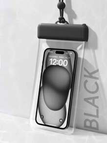 1pc Waterproof Phone Bag, Touchscreen, Suitable For Swimming, Rafting, Delivery, Waterproof Seal, Fits Phones Up To 7.2 Inches