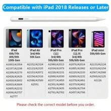 Stylus Pen Compatible With Apple IPad Palm Rejection Power Display Compatible With Ipad Pencil Accessories 2022 2021 2020 2019 2018 Pro Air Mini Stylus