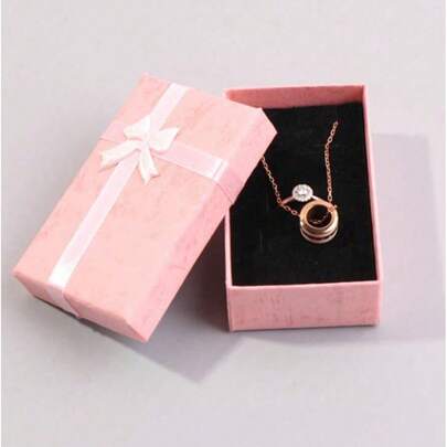 黑色方形仿皮手表包装盒