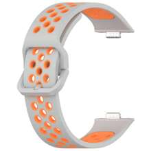 Dây đeo silicon tương thích với Watch Fit 3 Phụ kiện dây đeo Sprot Vỏ đai thoáng khí Vòng đeo tay tương thích với Watch Fit3 Band - Huawei Fit3 - Xem 12