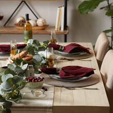 1pc/2pcs/4pcs/6pcs -Piece Set Round Non-Slip Table Mat Waterproof Natural Braided Placemats, Under Plate, Boho Placemats For Kitchen Table Indoor/Outdoor Washable, Heat-Resistant Placemat For Dining Table Perfect For Table Decoration For Home, Hotels, Restaurants, Parties, Camping, Festivals, Weddings, Events, Holidays. Universal Placemats All Year Round.