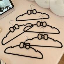 10pcs Girly Pink Butterfly Shaped Plastic Hangers, Creative Student Dorm Clothes Drying Rack, Cute Anti-Slip Clothes Rack,Spring,Minimalist,Summer Tops