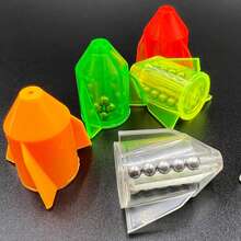 12 件/套 鱼饵插入管摇铃鱼体重塑料吵闹珠发声管适用于鲶鱼鲈鱼梭鱼