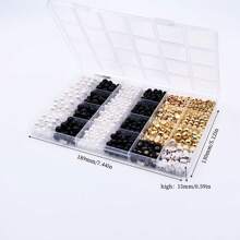 1pc DIY Pearl Letter Bead Mixed Beads Bracelet Jewelry Making Kit - Multicolor - View 7