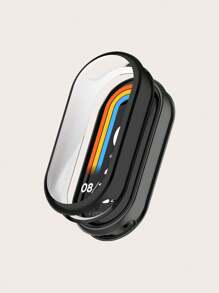 1pc Solid Color Casual Electroplated Full-Coverage Anti-Scratch TPU Protective Case Compatible With Xiaomi Mi Band 9