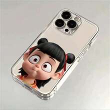 كفر هاتف سيليكون شفاف رومانسي فني إبداعي عالي الجودة متوافق مع هواتف أيفون 16 برو ماكس، أيفون 15 برو ماكس، أيفون 14 برو ماكس، أيفون 13 برو ماكس، أيفون 12 برو ماكس، أيفون 11 برو ماكس، أيفون 16 برو، أيفون 15 برو، أيفون 14 برو، أيفون 13 برو، أيفون 12 برو، أيفون 16، أيفون 15، أيفون 14، أيفون 13، أيفون 12، مع طباعة كرتونية لزهرة الإفيليوم الوادن