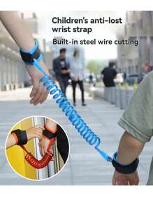 Arnés de seguridad para bebés y niños pequeños, con cuerda de tracción antifuga que se puede ajustar continuamente - Multicolor - Ver 1