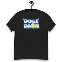 100% Cotton Doge Dash DOGEDASH Crypto TSHIRT - Doge Dash Is A Play-To-Earn Game - Best Crypto Shirts - Cryptocurrency Btc T-Shirt Ethereum Casual Graphic Slightly Print Round Neck Short Sleeve Comfortable Streetwear Designer Clothes Stretched Stylish Top For Everyday Wear Fashion Homme Unisex Breathable Summer - Black - View 1