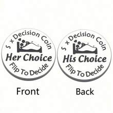 1pc Double-Sided Stainless Steel Funny Gift Love Pocket Hug Token For Boyfriend Girlfriend Husband Wife Couple's Valentine's Day Gift Couple Anniversary Wedding Engagement Gift Car Accessories Bag Charm