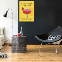 1 幅无框海报墙艺术复古卡通果汁海报和印刷饮料帆布画俱乐部酒吧商店家居装饰 - 彩色 - 查看 30