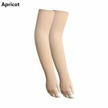 2 piezas de mangas deportivas para brazos, protección solar UV, cubierta para manos refrescante, calentador para running, pesca y ciclismo