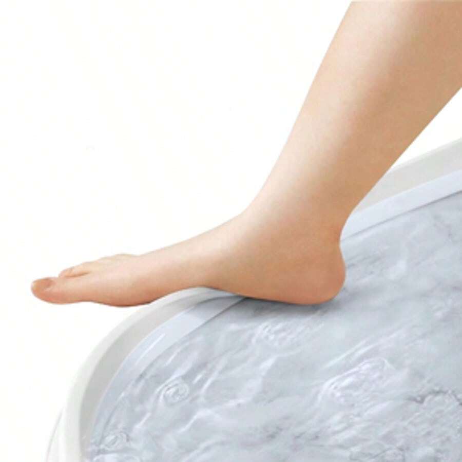 Shower Water Guard, Threshold Water Dam & Barrier, Shower Stopper For Wet & Dry Separation In Bathroom (White) Home Bathroom Decor Summer Back To School - White - View 1