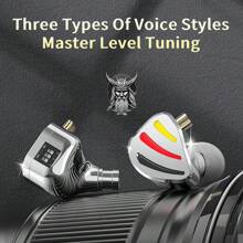 Wired Gaming Earbuds, QKZ-ODIN In Ear Monitors, Deep Bass Sound Wired Earbuds, HiFi In Ear Headphones With New 1DD 10mm Dynamic Driver, IEM Detachable Cable For Music Gaming Video Calling - Without Mic - View 1