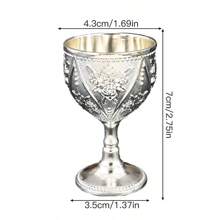 1pc Rose Design Stemware Glass, Suitable For Wine, Juice, Beverage, Water, High-End Restaurant And Home Use, Multi-Color Options, Decorative Tabletop Craft