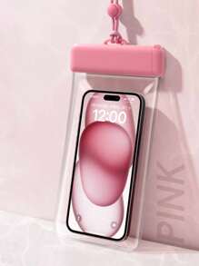 1pc Waterproof Phone Bag, Touchscreen, Suitable For Swimming, Rafting, Delivery, Waterproof Seal, Fits Phones Up To 7.2 Inches