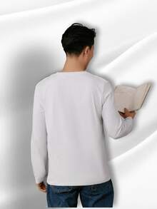 Men T-Shirts - White / Black / Navy Blue - View 6