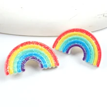 2 件彩色彩虹胸针和新奇纽扣，时尚活泼的包包配饰，骄傲月服装 - 彩色 - 查看 6