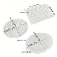 1 件装 DIY 手工路灯烛台模具，轻松脱模空心树屋路灯轮廓石膏树脂铸造模具，适用于节日家居装饰 - 白色 - 查看 8