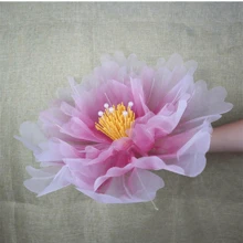 1pc 40cm Artificial Large Peony Flower Arch Decor, Party Wedding Photography Backdrop Prop, Handmade Art DIY Indoor Outdoor Wedding Decoration (Excluding Leaves And Stand) - Multicolor - View 6