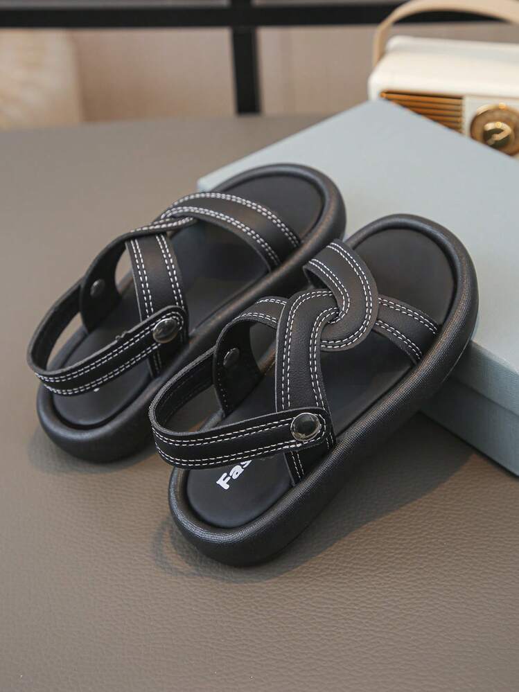 Dép sandal La Mã bằng da PU Unisex mùa hè 2025 có thiết kế quai sau, mềm mại & thoáng khí, đế nhẹ chống trượt để bảo vệ bàn chân - Nhiều màu - Xem 5