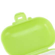 7 Pieces Medicine Case Portable Detachable Mini 4 Compartments Medicine Organizer For Travel Outdoor Green