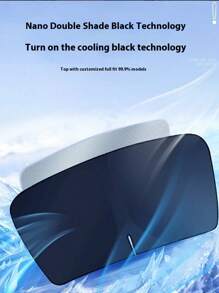 Parasol plegable para parabrisas, parasol frontal para ventana, bloquea los rayos UV para mantener tu coche fresco, pantalla solar universal gruesa para sombreado y enfriamiento del interior del automóvil