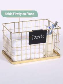 6/12pcs Basket Labels Clip On With Chalk Markers,Removable Storage Bins Chalkboard Labels,Reusable Storage Bins Pantry Labels Clip,Black Plastic Clip On Labels,Basket Tags,Bin Clips