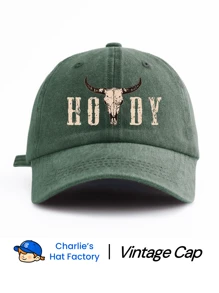 1 قبعة بيسبول مطبوع عليها "HOWDY" مغسولة، كلاسيكية أنيقة ذات شريط رأس ناعم قابل للتعديل، خفيفة الوزن توفر حماية من الشمس، مناسبة للرياضات الخارجية وألعاب كرة القدم والاستخدام اليومي والحفلات والعطلات، هدية مثالية للأصدقاء والعائلة - هودي - مشاهدة 7