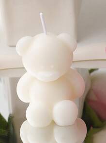 4pcs/2pcs/1pc New Rose Flower Wax Candles (3.93in) / Creative Bear Aroma Candles (2.55in), Smokeless Candles/Gift, Decorations, Gifts, Birthday Candles, Birthday Decoration, Suitable For Home Living Room/Bedroom/Kitchen/Dining Table Candle Decor, Gifts For Women, Father's Day/Birthday/Graduation/Party Holiday Decoration Candles, Easter, Candle, Autumn, Scented Candles, Wedding Decor, Pink Candles, Wedding, Bedroom Decor, Room Decor, Home Decor - Multicolor - View 13