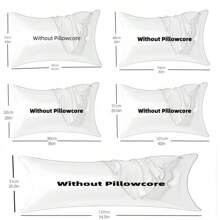 Kuup 2 uds fundas de almohada funda de almohada satén sedoso belleza del cabello fundas de almohada cómoda funda de almohada decoración del hogar al por mayor NIWV - 2p-qian fen se - Ver 4