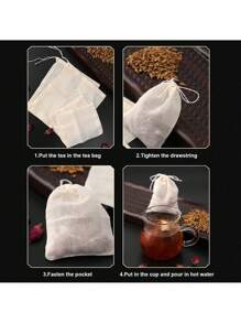10/5 أكياس بسحاب، أكياس شاي قابلة لإعادة الاستخدام، أكياس توابل للطهي، حساء/أعشاب/شاي أوراق مفرقعة، أكياس قماشية طبيعية صغيرة لتصفية الجبن، أكياس معطرة فارغة للعودة إلى المدرسة - متعدد الألوان - مشاهدة 3