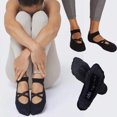 Meias de ioga antiderrapantes profissionais, meias de exercícios de fitness, meias de ioga femininas antiderrapantes, meias de pilates