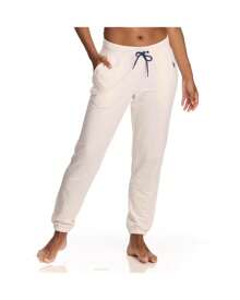 Pantalones de chándal jogger para mujer de U.S. Polo Assn., pantalones de estar en casa de felpa francesa - Nube - Ver 1