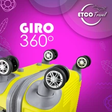 Maleta de mano 18 pulgadas Sin documentar Llantas 360 maleta carry on