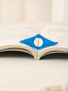 1 Soporte de libro de acrilico para el pulgar, prensa marcapáginas, ayuda de lectura de libros
