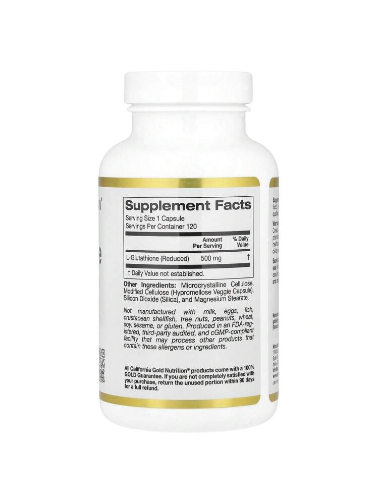 california gold nutrition glutathione 4 Months Supply) California Gold Nutrition S-Acetyl L-Glutathione 120  Veggie Capsules 100 MG 100% Authentic S Acetyl Glutathione Capsules  Glutathione Supplements Gelatine Capsules - Lazada