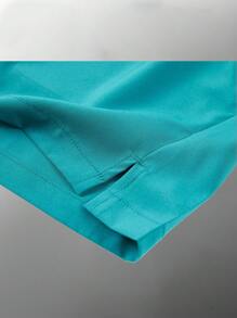 2pcs Women's Sports Shorts, Summer Breathable Casual Drawstring Elastic Waist Zipper Pocket Capri Pants, Colorful Comfortable For Running, Cycling, Fitness, Outdoor Leisure - Multicolor - View 7