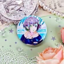 1pc Inspired Character Badges - Anime Merchandise, Backpack Hanging Decor, Laser Engraved Surface, Perfect Gift For Holidays, Birthday, Easter