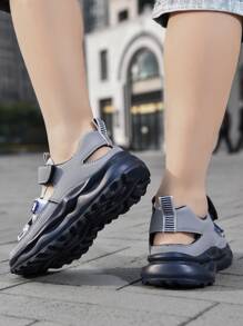 Boys Summer Convenient Hook-And-Loop Breathable Children Sports Sandals