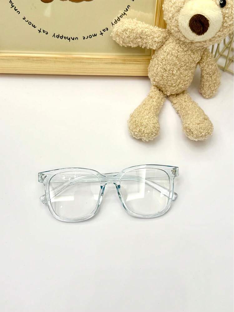 1 副儿童装饰透明框架眼镜，日常必备品 - 彩色 - 查看 14
